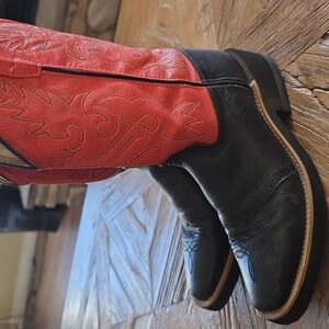 OLD WEST soft leather Cowboy western festival Boots! 6